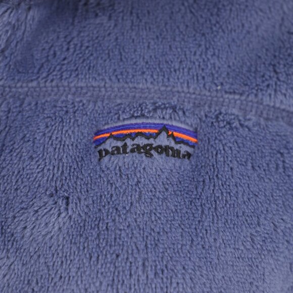 PATAGONIA VINTAGE Women's R4 Fleece Zip-Up Polartec Jacket Blue Heather Size L - Picture 7 of 12